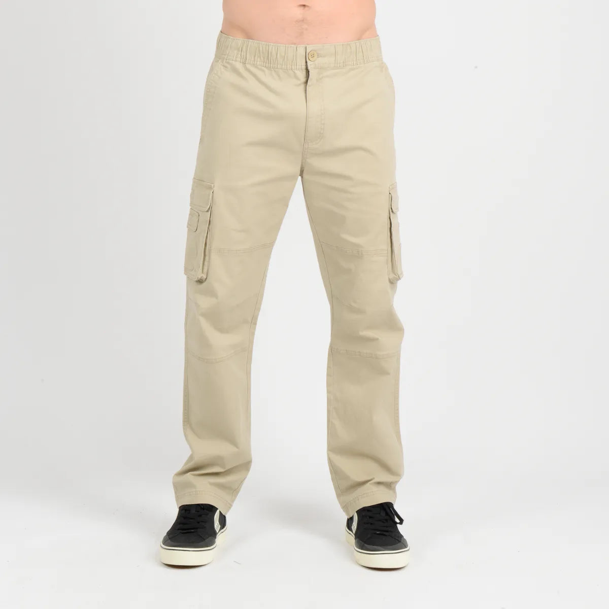 Pantalon Hombre Cargo Brexton Beige Oscuro