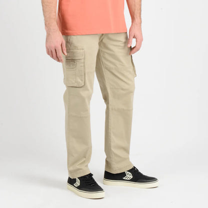 Pantalon Hombre Cargo Brexton Beige Oscuro