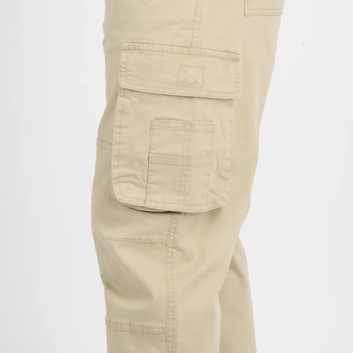 Pantalon Hombre Cargo Brexton Beige Oscuro