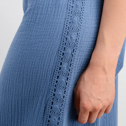 Pantalon Mujer Leni Azul