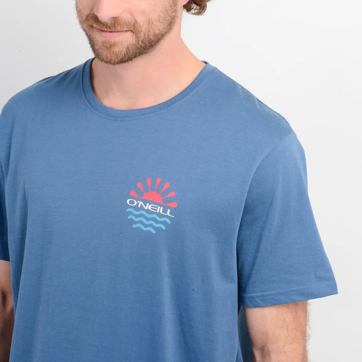 Polera Hombre Manga Corta Scrawl Negro