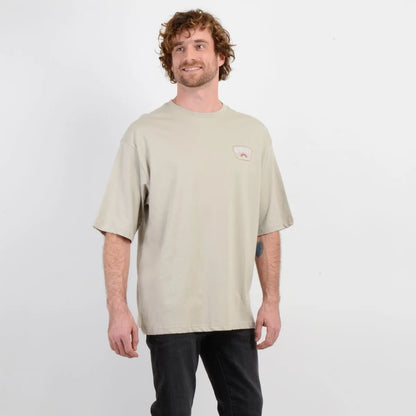 Polera Hombre Manga Corta Highway Beige