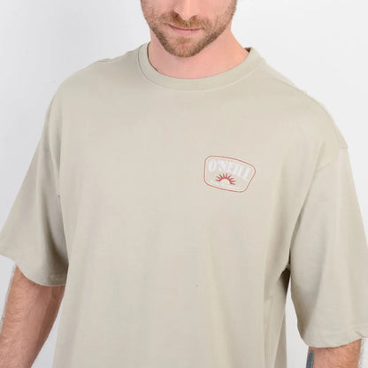 Polera Hombre Manga Corta Highway Beige