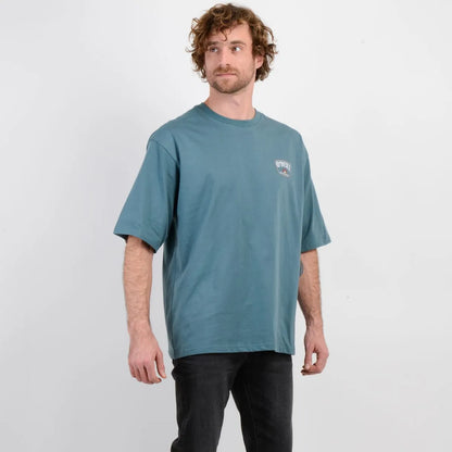 Polera Hombre Manga Corta Highway Verde Oscuro