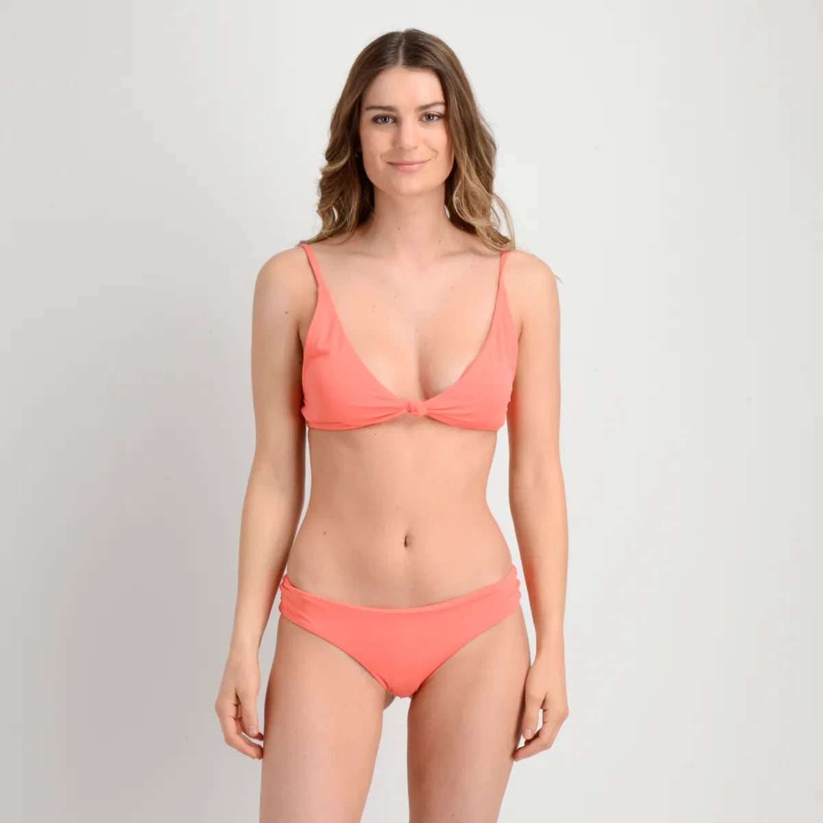 Bikini Mujer Pismo Flamenco Naranjo Claro