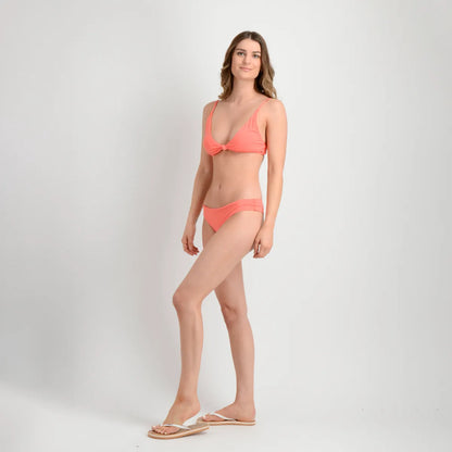 Bikini Mujer Pismo Flamenco Naranjo Claro