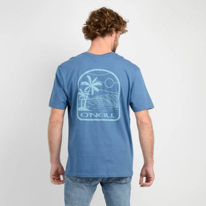 Polera Hombre Manga Corta Dusk Azul