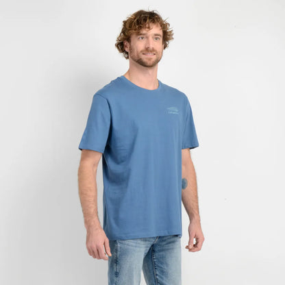 Polera Hombre Manga Corta Dusk Azul