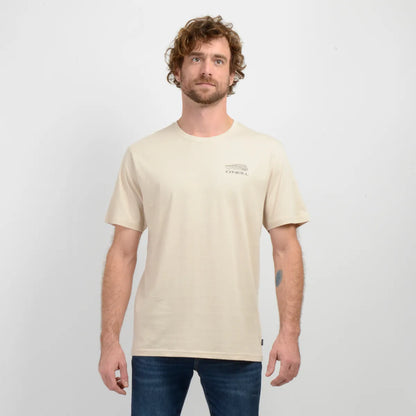 Polera Hombre Manga Corta Dush Beige Claro