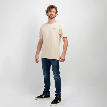 Polera Hombre Manga Corta Dush Beige Claro