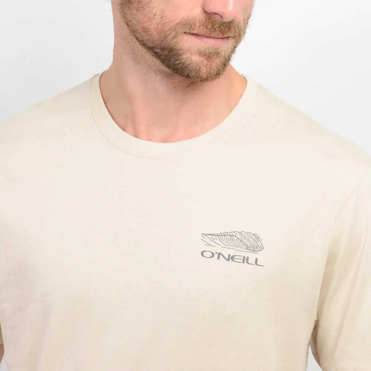 Polera Hombre Manga Corta Dush Beige Claro