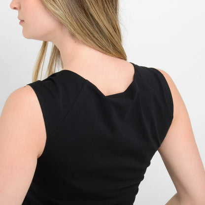 Polera Mujer Manga Corta Corrane Negro