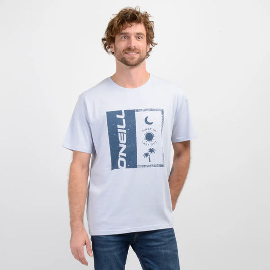 Polera Hombre Manga Corta Arches Azul Claro
