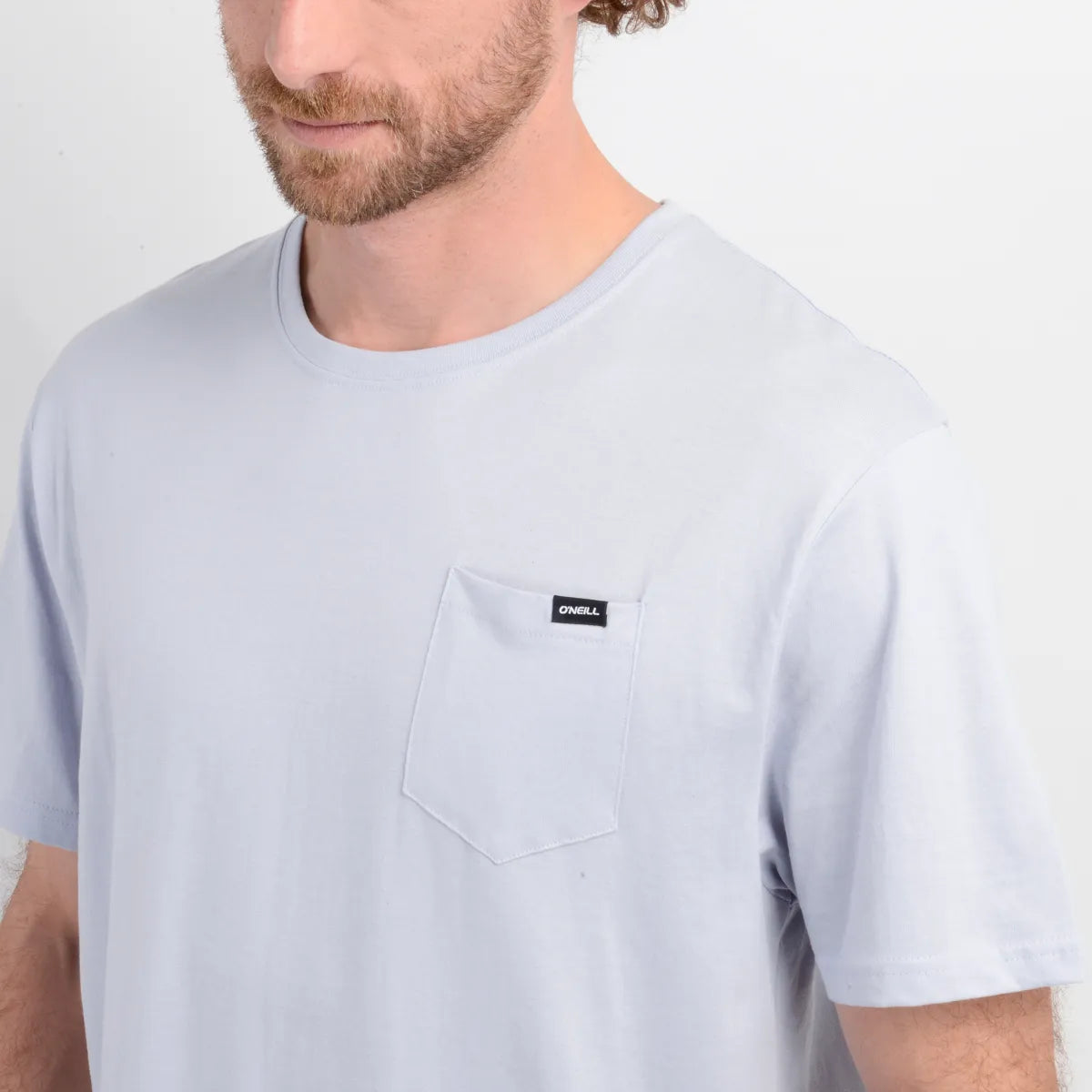 Polera Hombre Manga Corta East Cliff Azul Claro