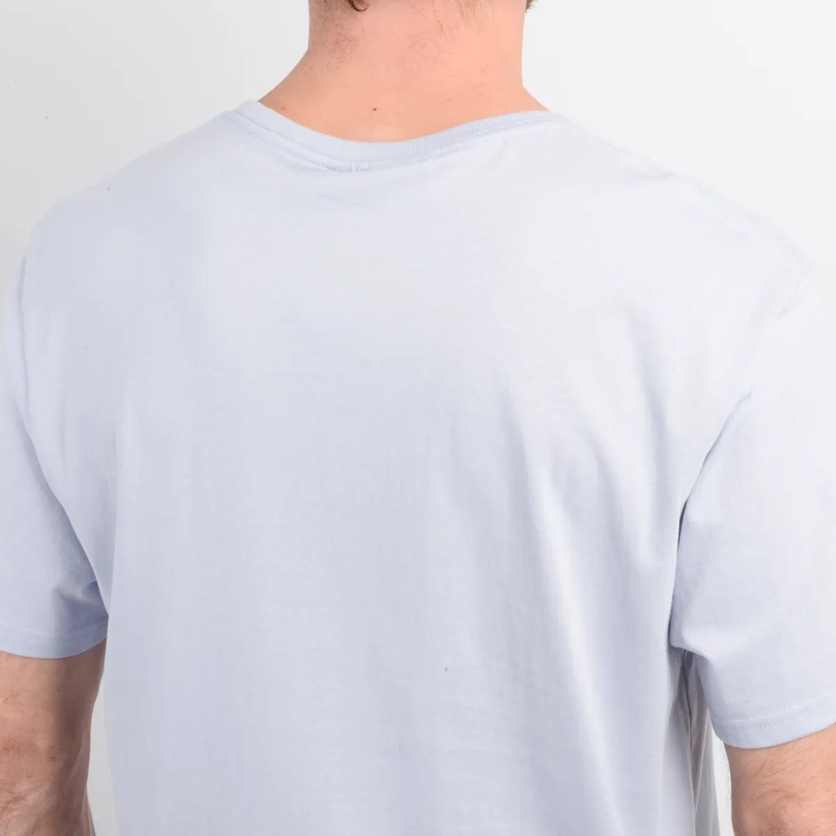 Polera Hombre Manga Corta East Cliff Azul Claro