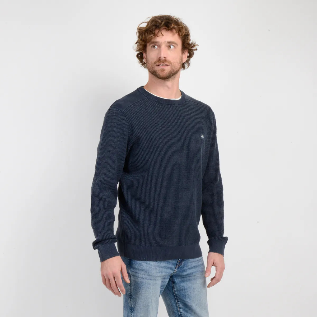 Sweater Hombre Warp Azul Oscuro