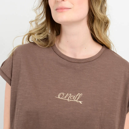 Polera Mujer Manga Corta Erin Cafe