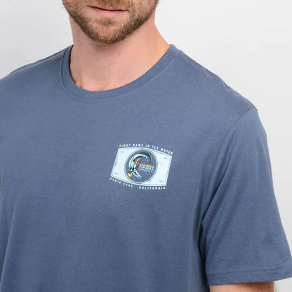 Polera Hombre Manga Corta Forever Azul