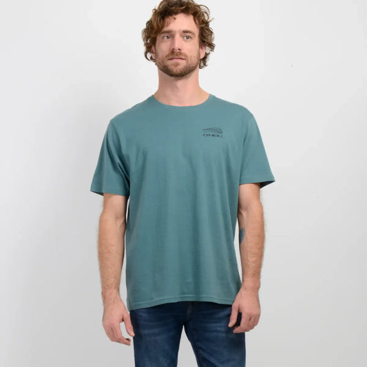 Polera Hombre Manga Corta Dusk Verde Oscuro