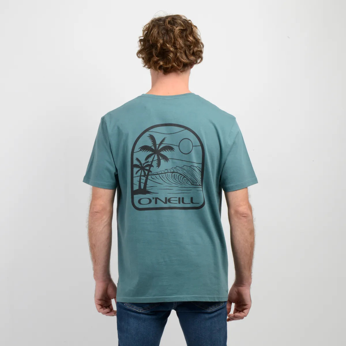 Polera Hombre Manga Corta Dusk Verde Oscuro