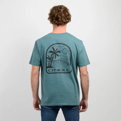 Polera Hombre Manga Corta Dusk Verde Oscuro