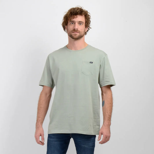 Polera Hombre Manga Corta East Cliff Verde