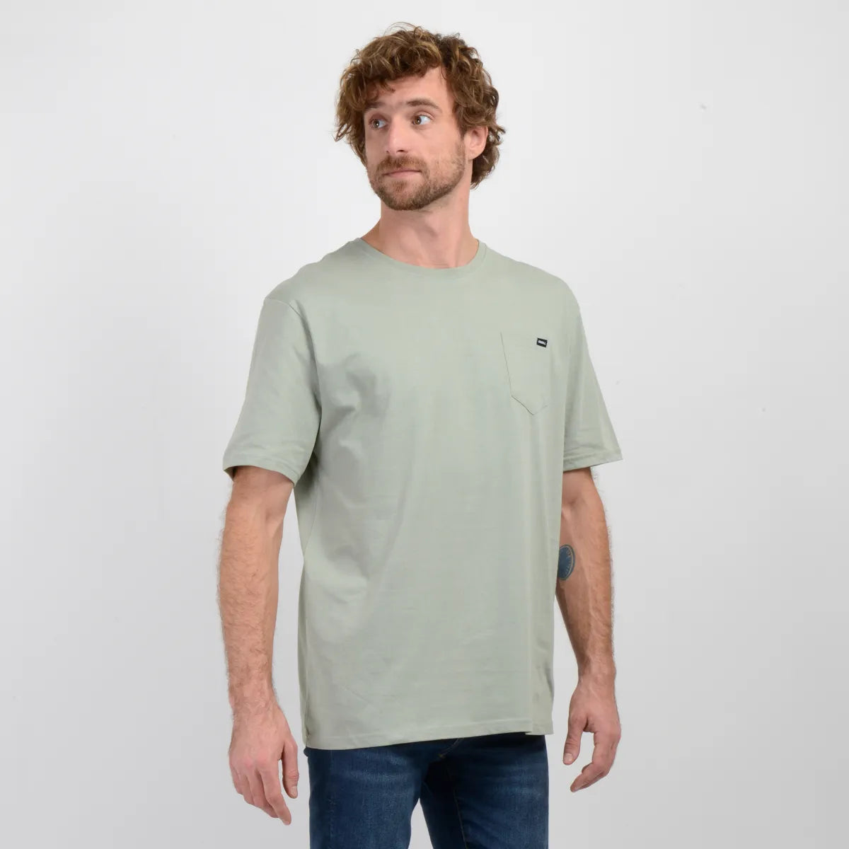 Polera Hombre Manga Corta East Cliff Verde