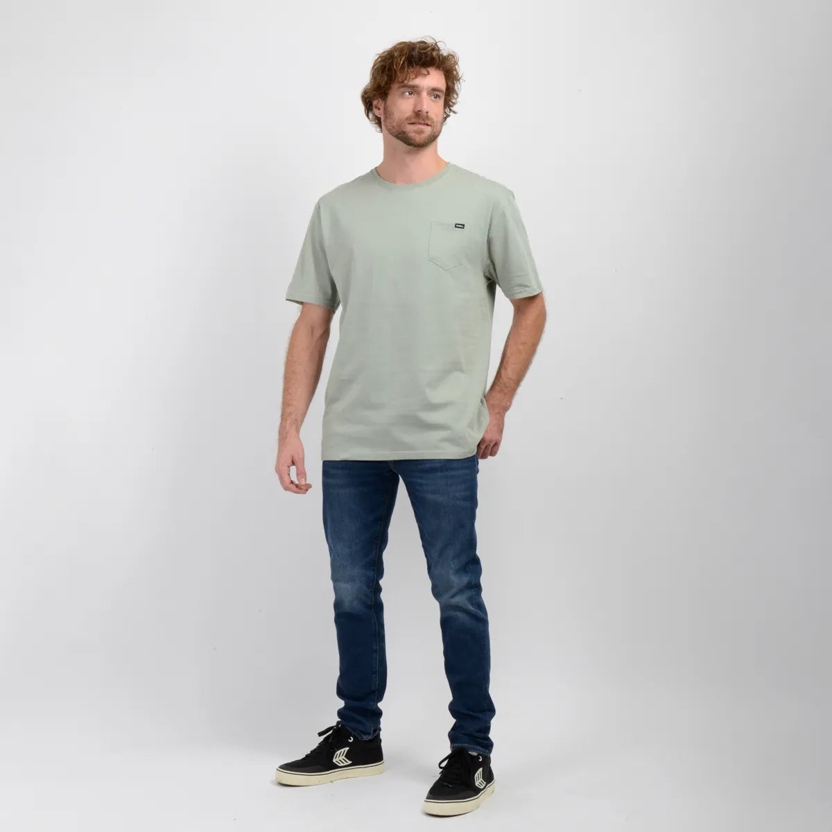 Polera Hombre Manga Corta East Cliff Verde