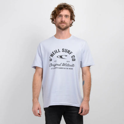 Polera Hombre Manga Corta Surf Co Azul Claro