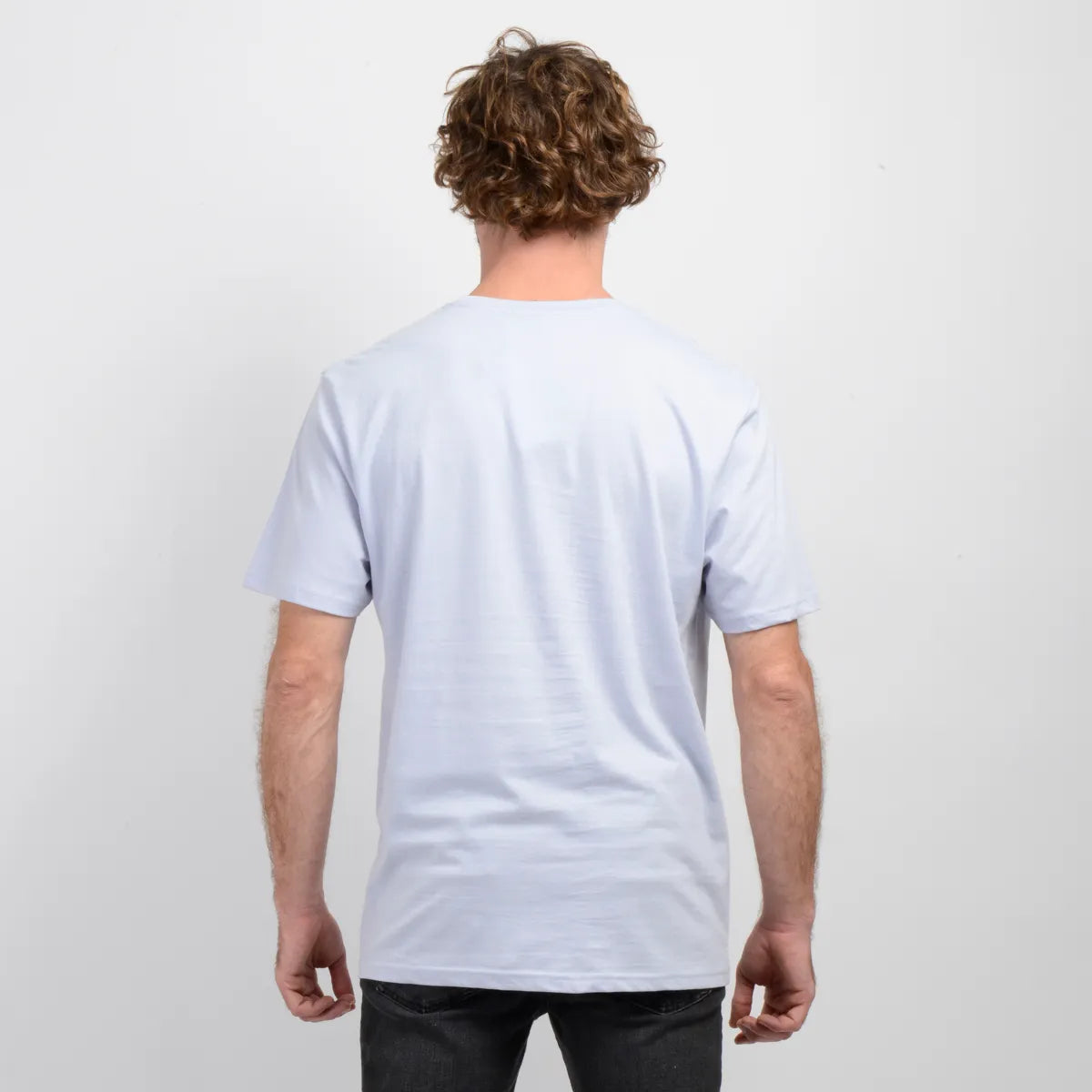 Polera Hombre Manga Corta Surf Co Azul Claro