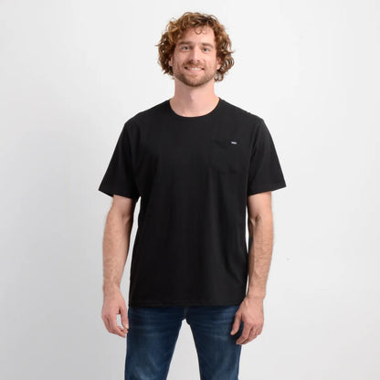 Polera Hombre Manga Corta East Cliff Negro