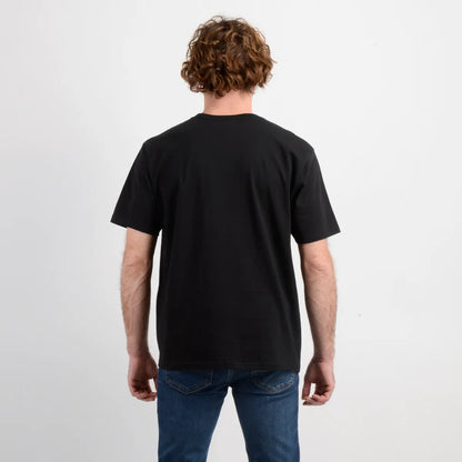 Polera Hombre Manga Corta East Cliff Negro