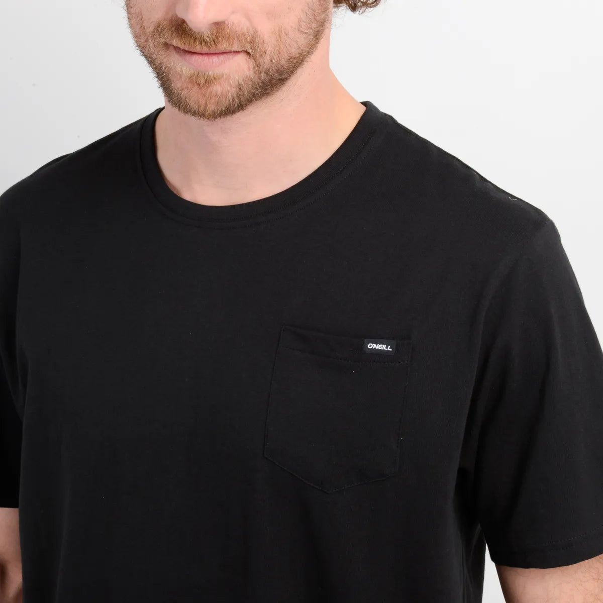 Polera Hombre Manga Corta East Cliff Negro