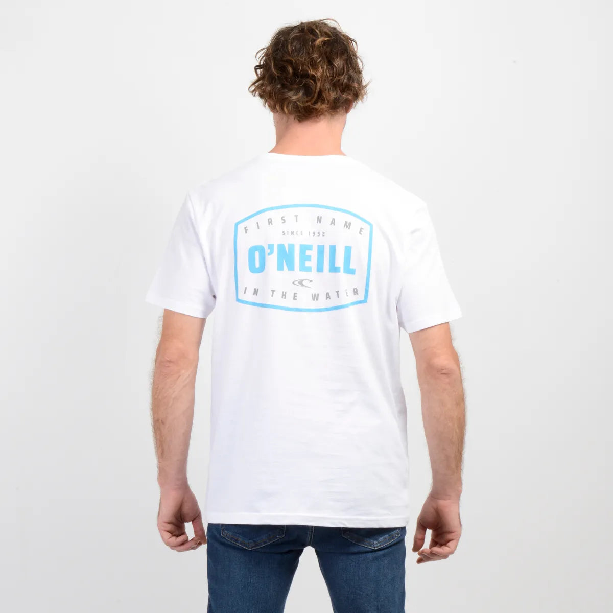 Polera Hombre Manga Corta Blue Horizon Blanco