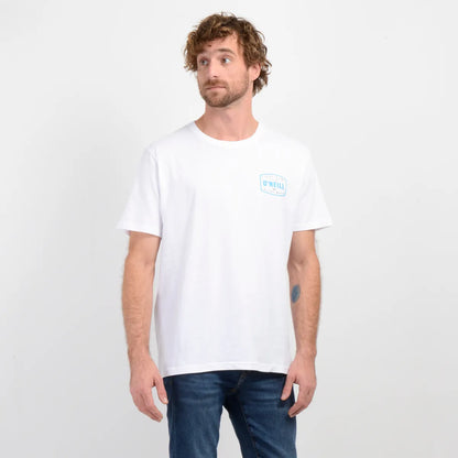 Polera Hombre Manga Corta Blue Horizon Blanco
