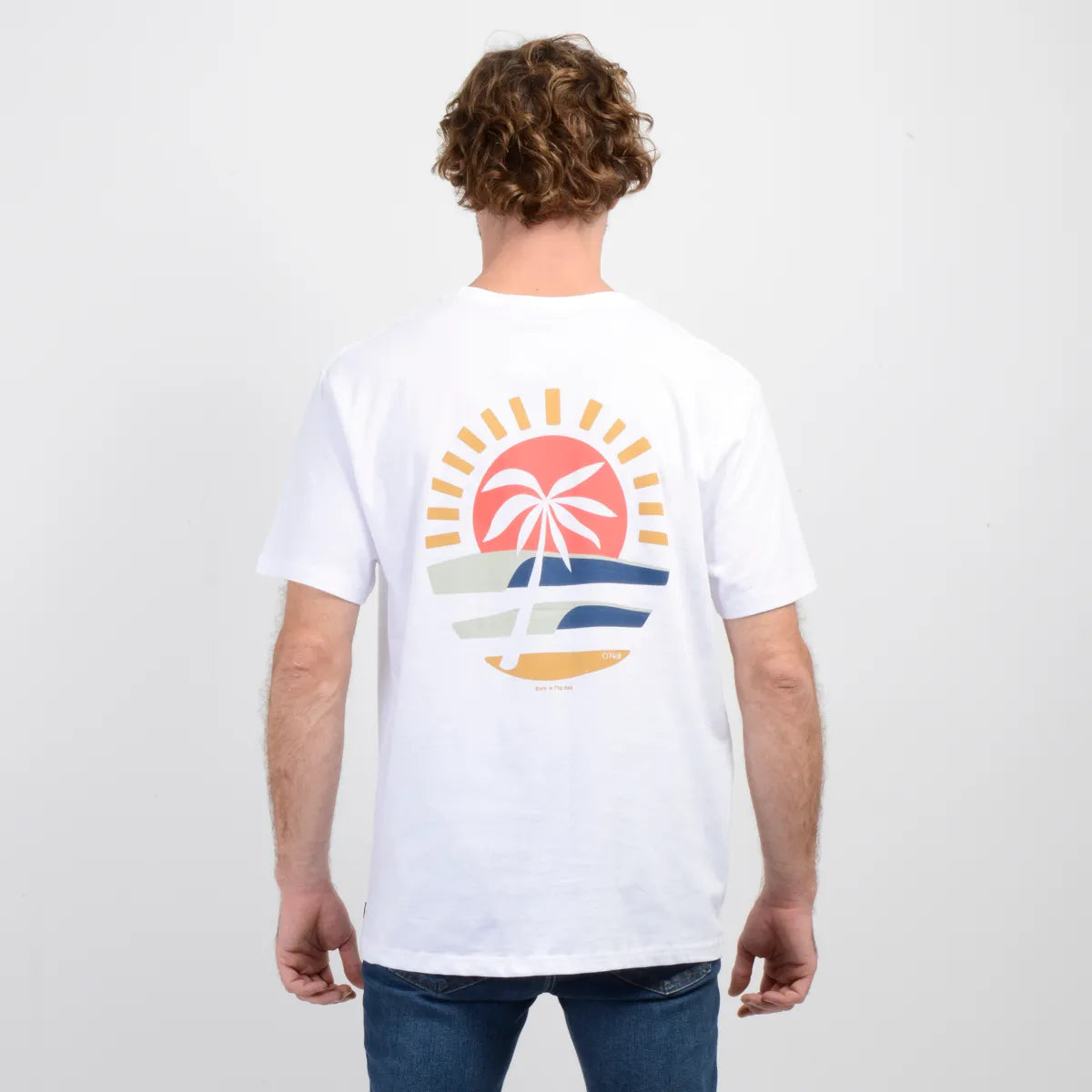 Polera Hombre Manga Corta OG Dusk Blanco