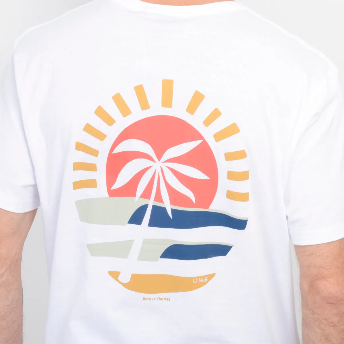 Polera Hombre Manga Corta OG Dusk Blanco