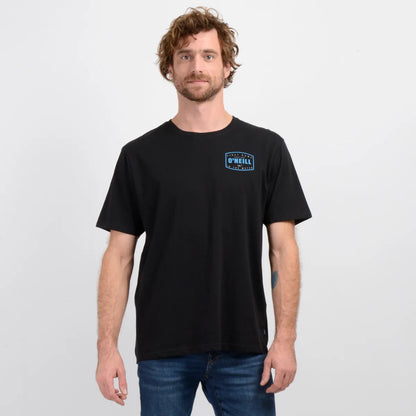 Polera Hombre Manga Corta Blue Horizon Negro