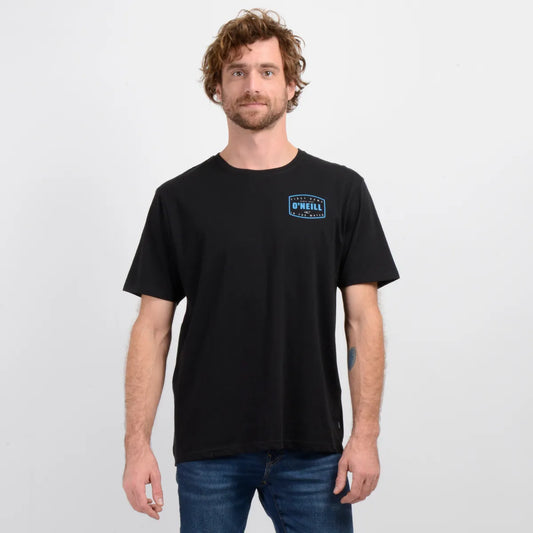 Polera Hombre Manga Corta Blue Horizon Negro