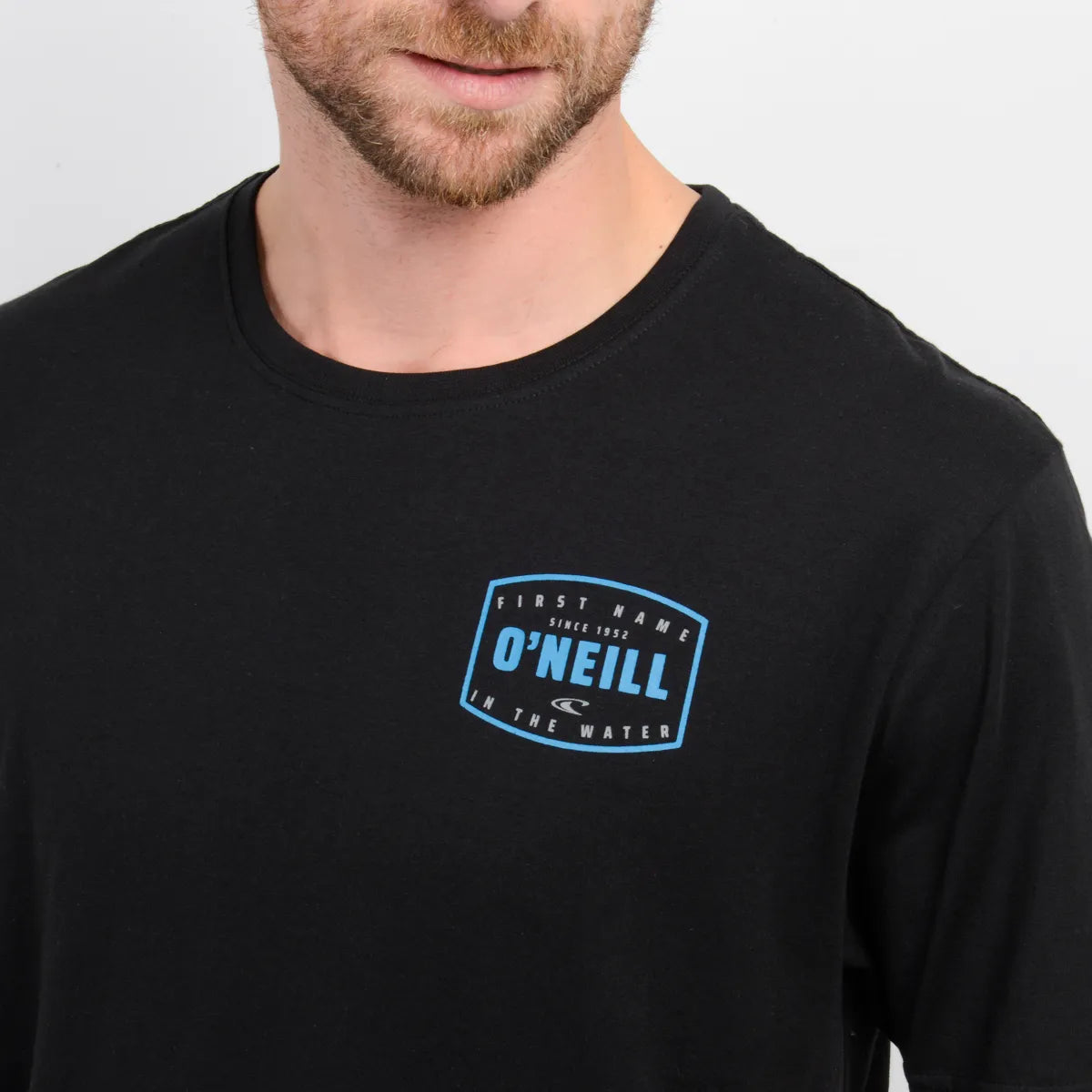 Polera Hombre Manga Corta Blue Horizon Negro