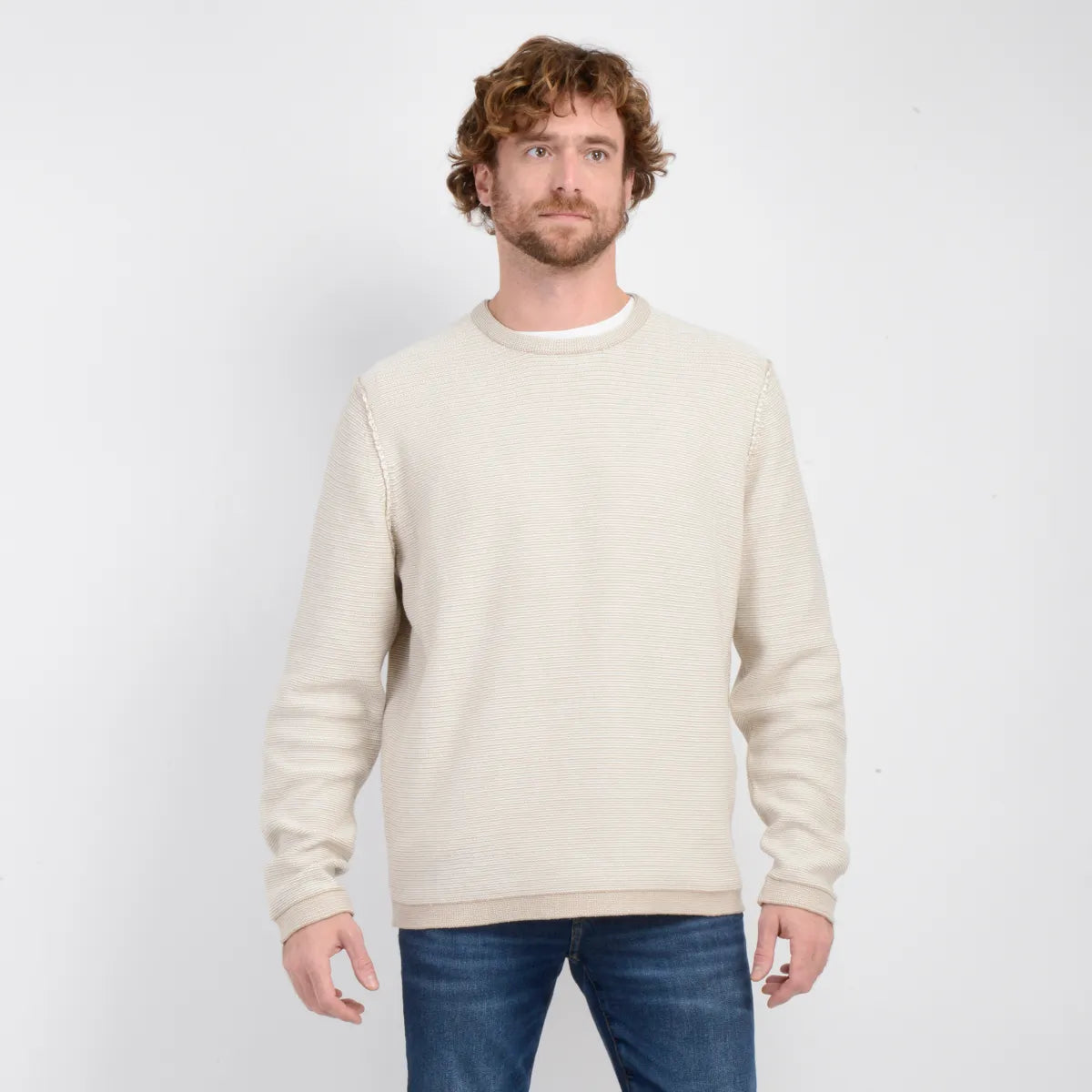 Sweater Hombre Benny Beige Claro