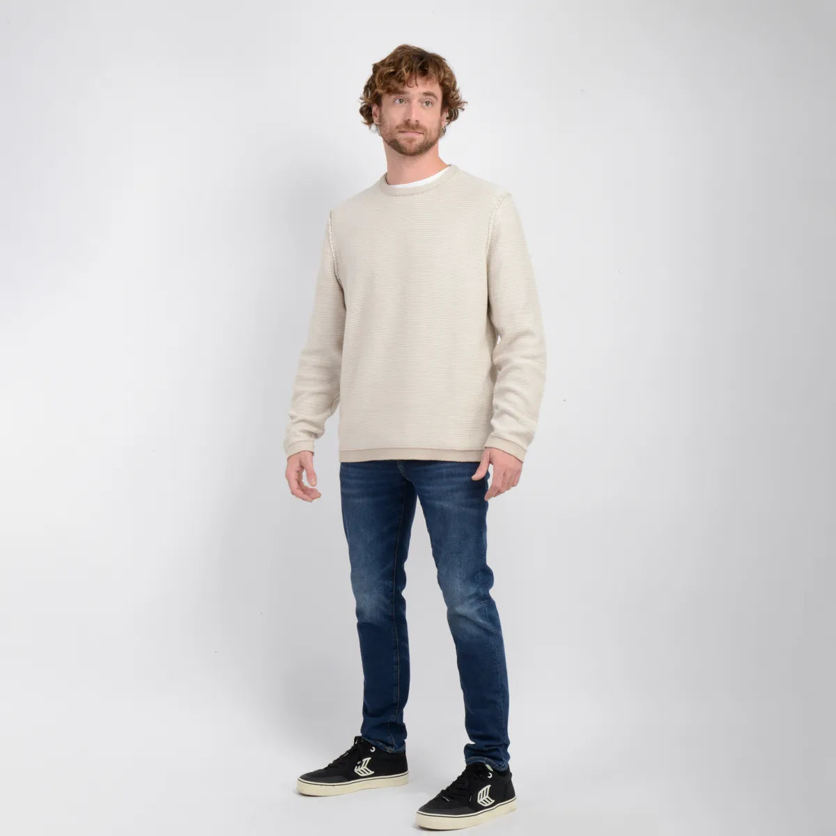 Sweater Hombre Benny Beige Claro