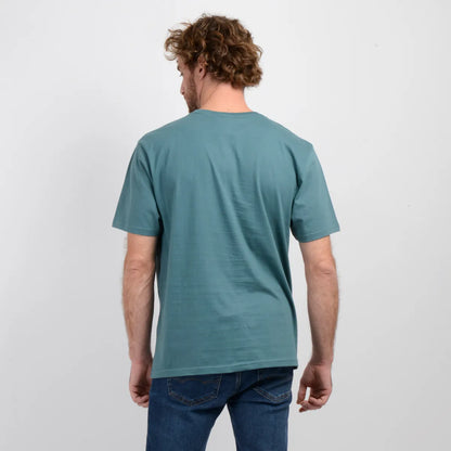 Polera Manga Corta Surf Co Verde Oscuro