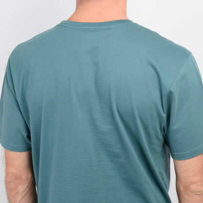 Polera Manga Corta Surf Co Verde Oscuro