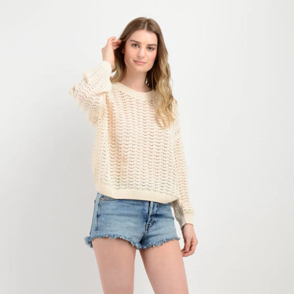 Sweater Mujer Cameron Beige Claro