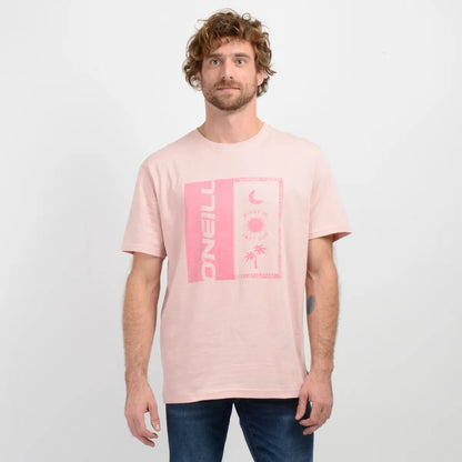 Polera Hombre Manga Corta Arches Rosado