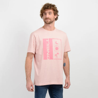 Polera Hombre Manga Corta Arches Rosado