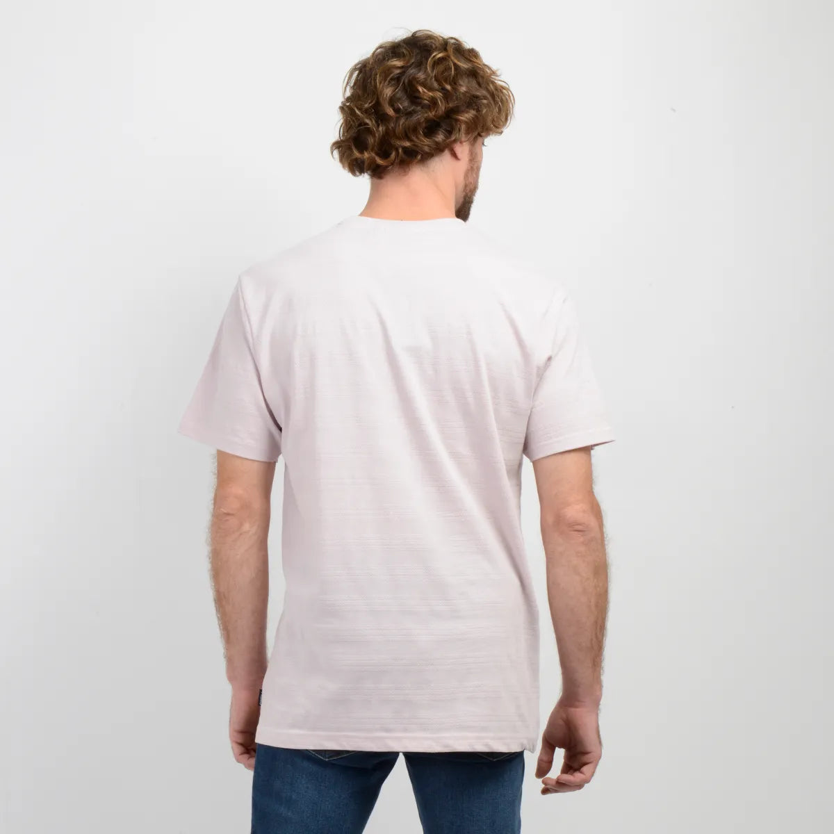 Polera Hombre Manga Corta Supply Rosado Claro