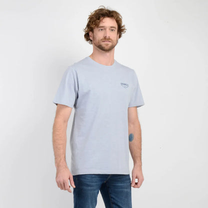 Polera Hombre Manga Corta Reserve Azul Claro