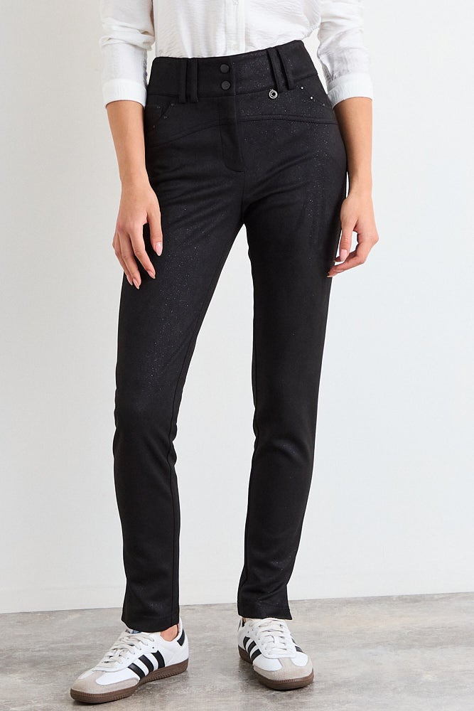 Calza Mujer Lisa Antelina Negro